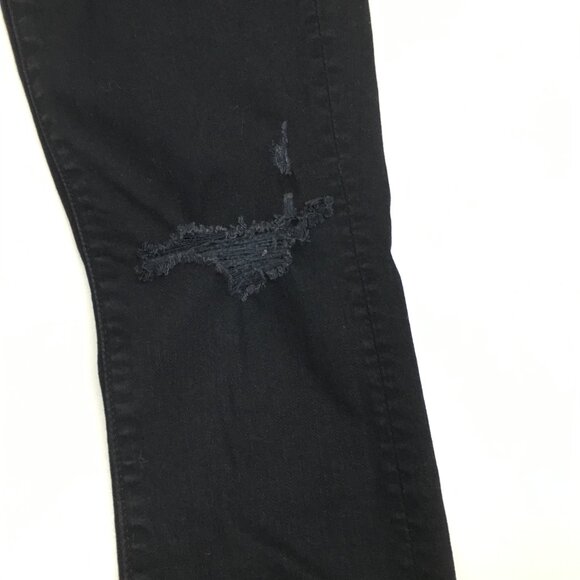 MOTHER Guilty As Sin The Looker Ankle Fray Hem Distressed/Rip Knee Skinny Jeans - Picture 9 of 14